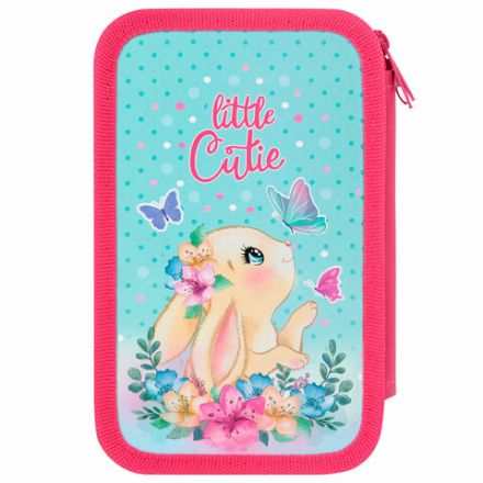 Пенал ПИФАГОР, 3 отделения, ламинированный картон, 19х11 см, "Pretty bunny", 273485 Пенал ПИФАГОР, 3 отделения, ламинированный картон, 19х11 см, "Pretty bunny", 273485