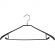 Вешалка-плечики WW_Attache HD607/MHP016 металл,покрыто ПВХ,р50-52 черн