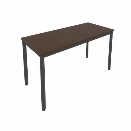 Slim Стол письменный на металлокаркасе С.СП-5.1 Венге/Антрацит металл 1380*600*750