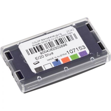 Подушка штемпельная сменная Colop E/20 синяя (для Pr. 20, Pr. 20-Set)