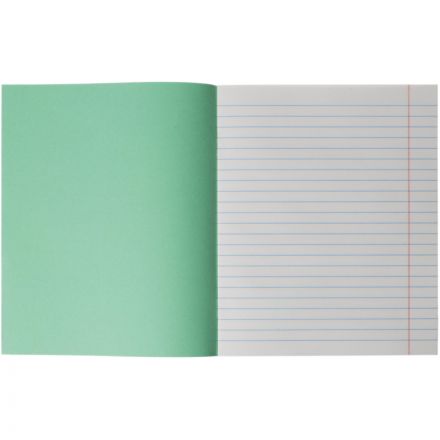 Тетрадь школьная А5 12л ГОЗНАК линейка 60г/м2 белизна >96% зеленая уп(20шт)