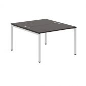 Стол 2-х местный XWST 1214 Легно темный/Алюминий 1200х1406х750 XTEN-S