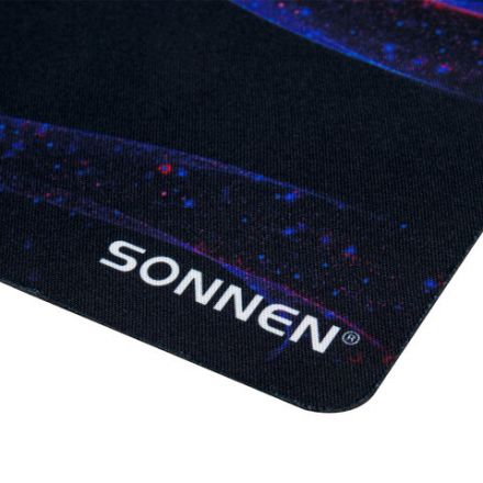 Коврик для мыши SONNEN "NEON WAVE" резина + ткань, 250х200х2 мм, 513958 Коврик для мыши SONNEN "NEON WAVE" резина + ткань, 250х200х2 мм, 513958