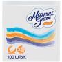 Салфетки бумажные Мягкий знак белые, 2 слоя, 24х24, 100 листов/уп.