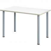 Стол обеденный Комус МДС 120х70 белый пл/серый