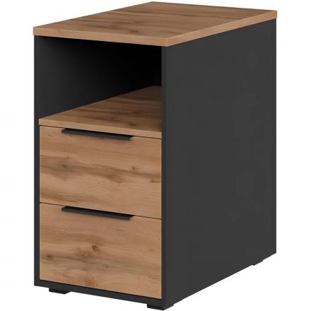 Тумба приставная К-Loft 241T001 дуб натур./графит Тумба приставная К-Loft 241T001 дуб натур./графит