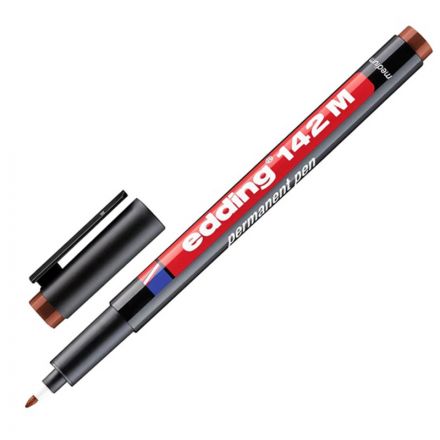 Маркер перманентный для глянц. поверхностей EDDING 142/7 M коричневый1 мм Маркер перманентный для глянц. поверхностей EDDING 142/7 M коричневый1 мм