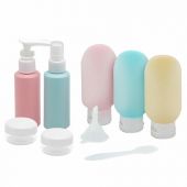 Дорожный набор флаконов в косметичке, 7 флаконов (5х60 мл / 2х10 мл), DASWERK (ДАСВЕРК), 609301