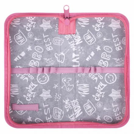 Пенал ПИФАГОР, 1 отделение, ламинированный картон, 19х9 см, "Llamaste", 271505