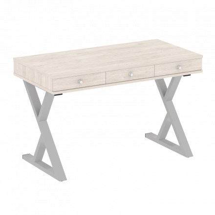 Home Office Стол письменный VR.SP-1-118.M Денвер светлый/Серый металл 1180*600*750