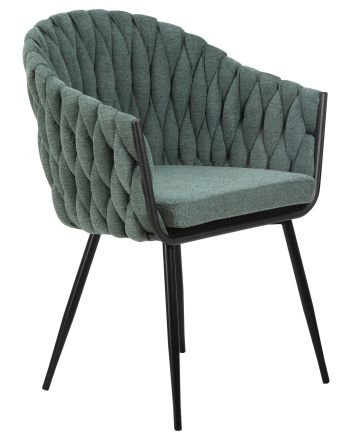 Набор 2 шт Стул обеденный DOBRIN MATILDA, зеленая ткань (LAR 275-23)