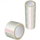 Клейкая лента  72мм х66м 38 мкм прозрачны 4 шт/уп