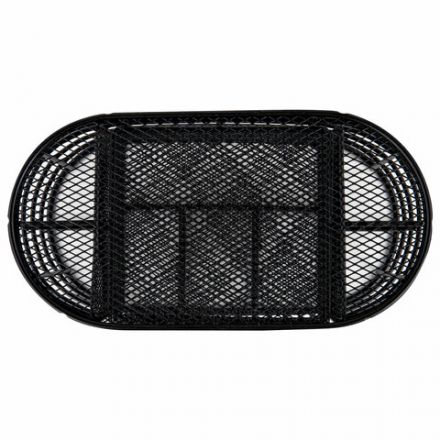 Органайзер для косметики и мелочей металлический 9 секций, MONTE VITA (МОНТЕ ВИТА), 105х218х110 мм, чёрный, 272476