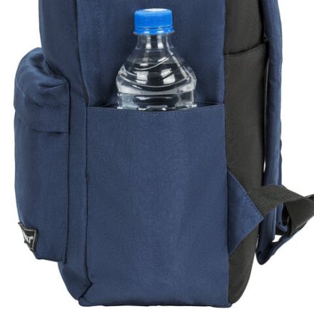Рюкзак HEIKKI POSITIVE (ХЕЙКИ) универсальный, карман-антивор, "Dark blue", 42х28х14 см, 272552
