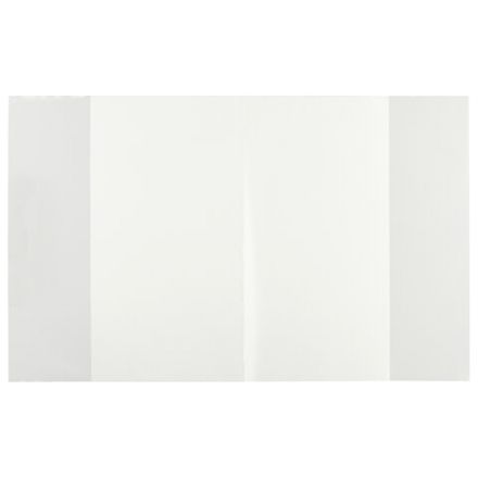 Обложки ПЭ для тетрадей и дневников, НАБОР "50 шт. + 3 шт. в ПОДАРОК", ПЛОТНЫЕ, 110 мкм, 212х345 мм, прозрачные, ЮНЛАНДИЯ, 272702