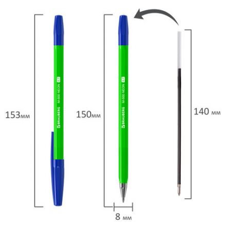 Ручка шариковая BRAUBERG "M-500 NEON", СИНЯЯ, корпус ассорти, узел 0,7 мм, линия письма 0,35 мм, 143452 Ручка шариковая BRAUBERG "M-500 NEON", СИНЯЯ, корпус ассорти, узел 0,7 мм, линия письма 0,35 мм, 143452