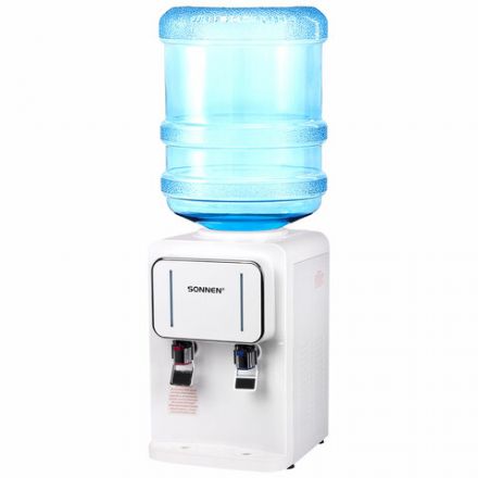 Кулер для воды SONNEN TSE-02W, настольный, НАГРЕВ/ОХЛАЖДЕНИЕ ЭЛЕКТРОННОЕ, 2 крана, белый, 456173 Кулер для воды SONNEN TSE-02W, настольный, НАГРЕВ/ОХЛАЖДЕНИЕ ЭЛЕКТРОННОЕ, 2 крана, белый, 456173