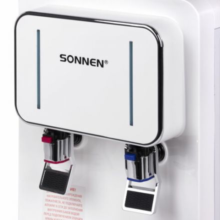 Кулер для воды SONNEN TSE-02W, настольный, НАГРЕВ/ОХЛАЖДЕНИЕ ЭЛЕКТРОННОЕ, 2 крана, белый, 456173 Кулер для воды SONNEN TSE-02W, настольный, НАГРЕВ/ОХЛАЖДЕНИЕ ЭЛЕКТРОННОЕ, 2 крана, белый, 456173