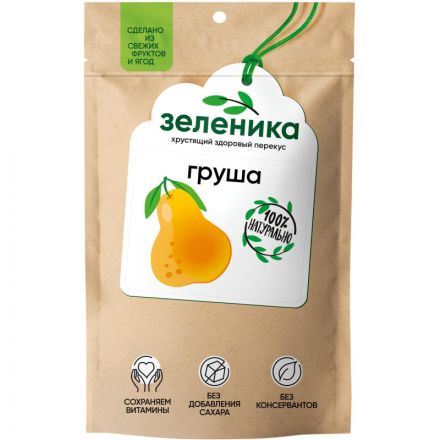 Груша Зеленика Здоровый фруктовый перекус 20 г Груша Зеленика Здоровый фруктовый перекус 20 г