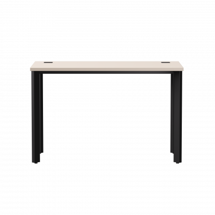 Стол прямой Everprof EVO на металлокаркасе 1180х670х755 мм опоры 45гр Кашемир/Черный