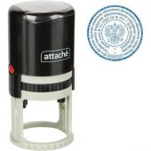 Оснастка для печати круглая Attache R45 черная 9045 Оснастка для печати круглая Attache R45 черная 9045