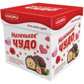 Конфеты Славянка Маленькое чудо вафельные /лазированные/сливочное, 148г Конфеты Славянка Маленькое чудо вафельные /лазированные/сливочное, 148г