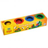 Тесто для лепки Мульти-Пульти "Енот на пасеке", 04 цвета*90г, картон