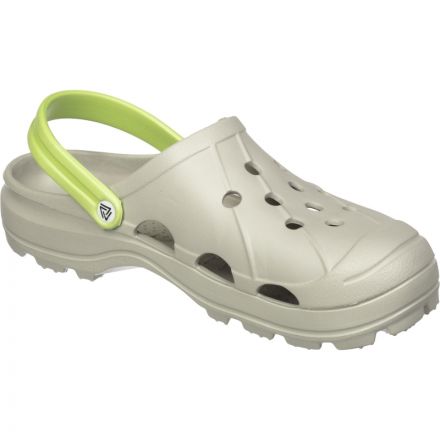 Сабо мужские Ола, дымчато-серый/салатовый р.43