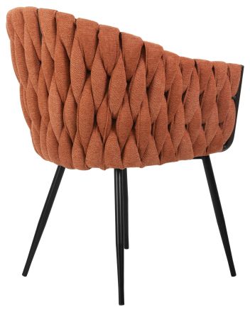 Стул обеденный DOBRIN MATILDA, оранжевая ткань (LAR 275-27)