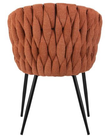 Стул обеденный DOBRIN MATILDA, оранжевая ткань (LAR 275-27)