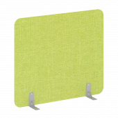 R-line soft Перегородки на металлических опорах на фетровых подпятниках AP.F-140-120 Romeo 07/Серый металл 1400*18*1200