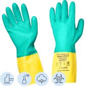 Перчатки защитные неопрен/латекс Lakeland Neolasol ECR27F цв.желт/син р.9 Перчатки защитные неопрен/латекс Lakeland Neolasol ECR27F цв.желт/син р.9