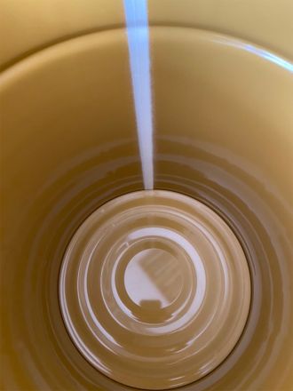 Ведро металл 20л. крышка--корона, с покрытием внутри  синий