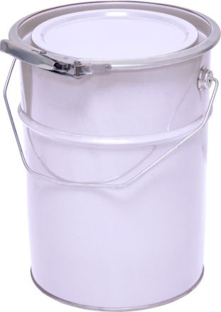 Ведро металл 5л. с крышкой и обручем, с покрытием внутри белый Ведро металл 5л. с крышкой и обручем, с покрытием внутри белый