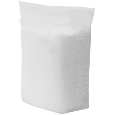 Халат одноразовый белый на липучках КОМПЛЕКТ 10 шт., XL, 52-54 размер, 110 см, рукав на резинке, 20 г/м2, СНАБЛАЙН