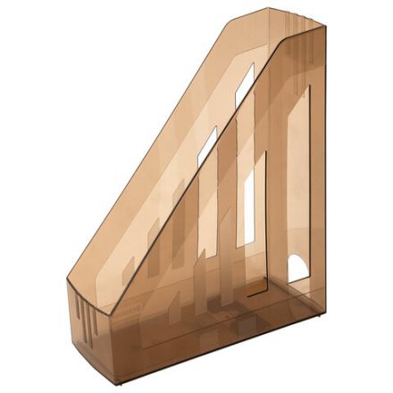 Лоток вертикальный для бумаг BRAUBERG "Contract" (260х85х300 мм), отверстия на торцах, тонированный, 230892 Лоток вертикальный для бумаг BRAUBERG "Contract" (260х85х300 мм), отверстия на торцах, тонированный, 230892