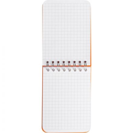 Блокнот Attache Fantasy А7 80 листов оранжевый в клетку на спирали (75х120 мм)