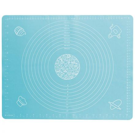 Коврик для раскатки теста и выпечки BLS-19x15 с разметкой,48x38см,985813