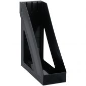 Лоток для бумаг вертикальный СТАММ "Базис", черный, ширина 100мм Лоток для бумаг вертикальный СТАММ "Базис", черный, ширина 100мм