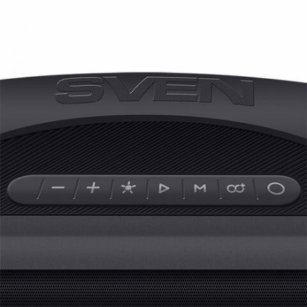 Колонка портативная SVEN PS-380, 40 Вт, TWS, Bluetooth, FM, USB, черный, SV-021290