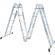Лестница шарнирная алюминиевая 4х5 ступеней Комус      