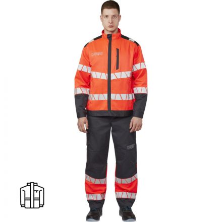 Куртка летняя мужская Равелин красн./графит (р.44-46) 170-176