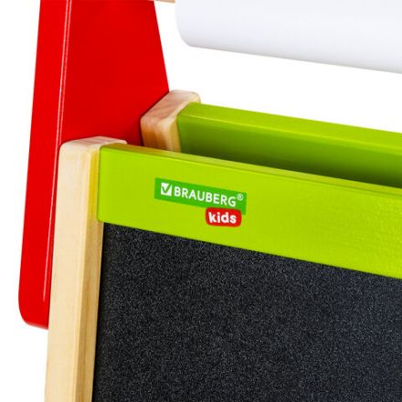 Мольберт растущий 3 в 1 для мела/магнитно-маркерный 48х43 см, BRAUBERG KIDS, 238151