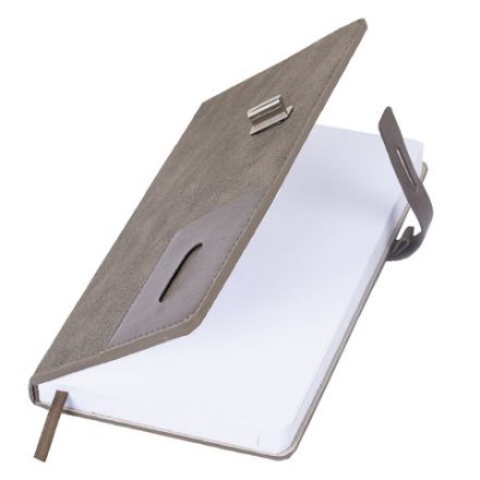 Ежедневник недатированный А5 138х213 мм BRAUBERG "Cowboy", под кожу, застежка 160 л., коричневый, 116198