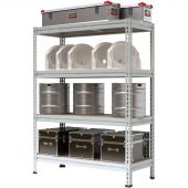 Стеллаж металлический 0MX_P_МС-Т 15514-2.0 с 4-мя полк(фанер) 1550х535х2000