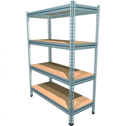 Стеллаж металлический 0MX_P_МС-Т 15514-2.0 с 4-мя полк(фанер) 1550х535х2000