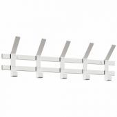 Вешалка настенная "Торонто-5", 168х580х85 мм, 5 крючков, металл, белая, ВНТ5 Б Вешалка настенная "Торонто-5", 168х580х85 мм, 5 крючков, металл, белая, ВНТ5 Б