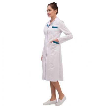 Халат медицинский м01-ХЛ женский (р.40-42) 17076 СПб