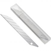 Лезвие для ножей запасное TOPFORT 9мм сегм.,сталь,30град,10шт/уп