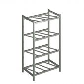 Стеллаж для воды Бомис-8Л на 8 тар металлик, 600х415х1120 мм.